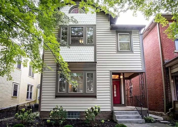 Osu And Short North 4 Bedroom Patio And Garage With Ev