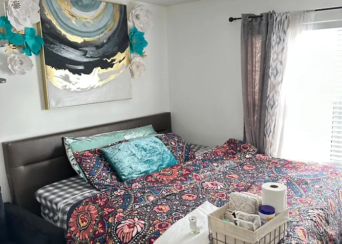 Comfortable King Bedroom Within A Home With Hosts