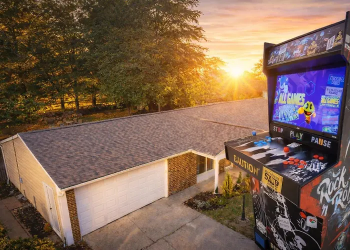 4 Bed Ranch-Fire Pit-Pet & Kid Friendly-King Bed-Arcade