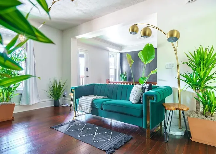 Jungle Casa By Jungle House Walkable To High Street Near Nationwide Arena Convention Center & Osu Private Parking Downtown & Short