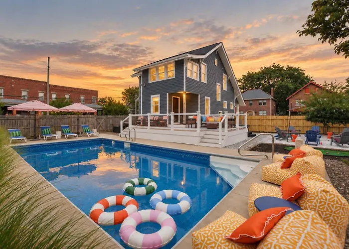 The 614 Club Pool Hot Tub Fire Pit Games